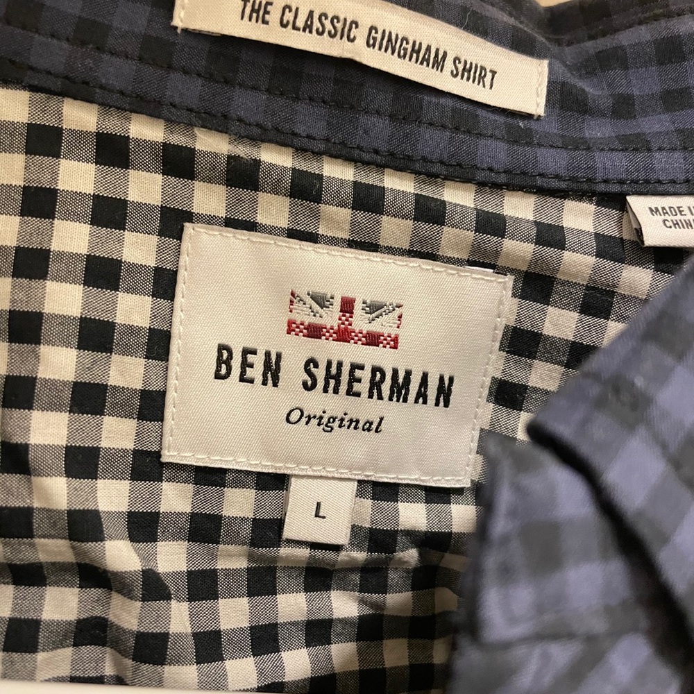 Mens Large Button Down Shirt - image 4